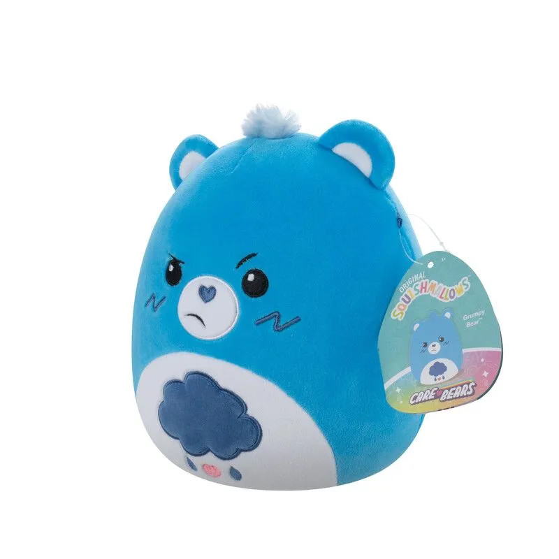 Squishmallow 8-Inch Care Bears Plush - Grumpy