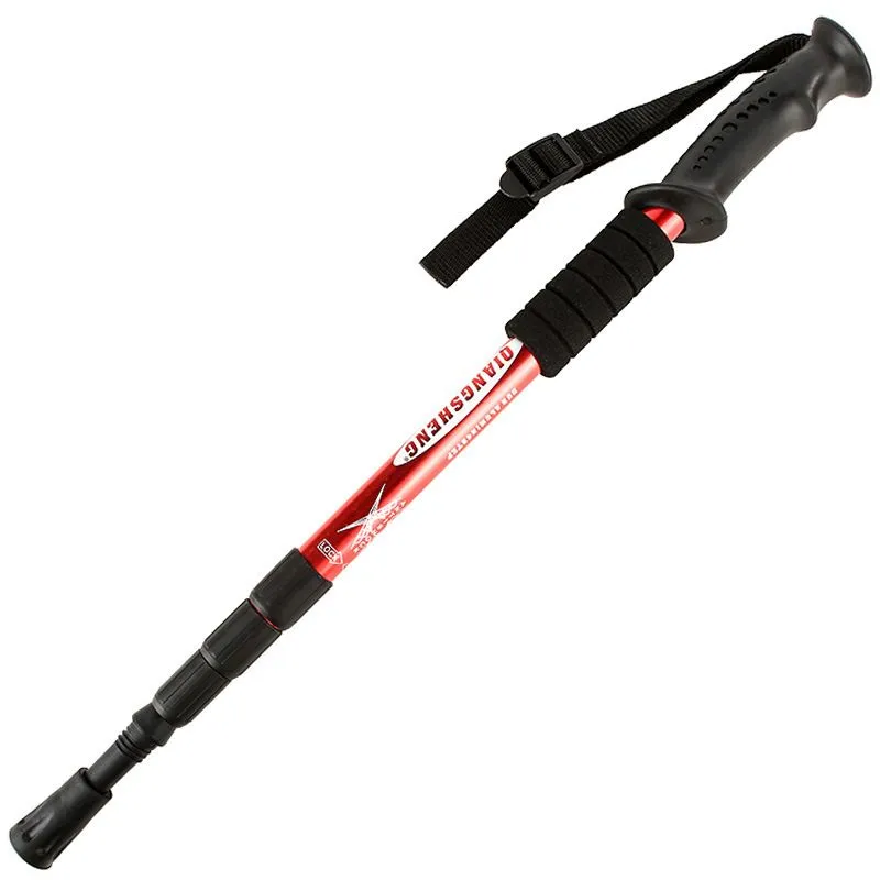 Walking Stick Trekking Poles Folding Cane with Handle Anti-slip Safe Hiking