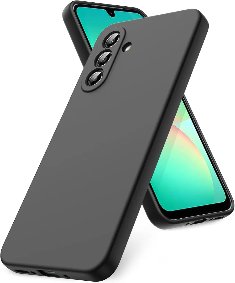 Silicone Case Compatible With Samsung Galaxy A36 - New Soft Cases - CLASSIC BLACK