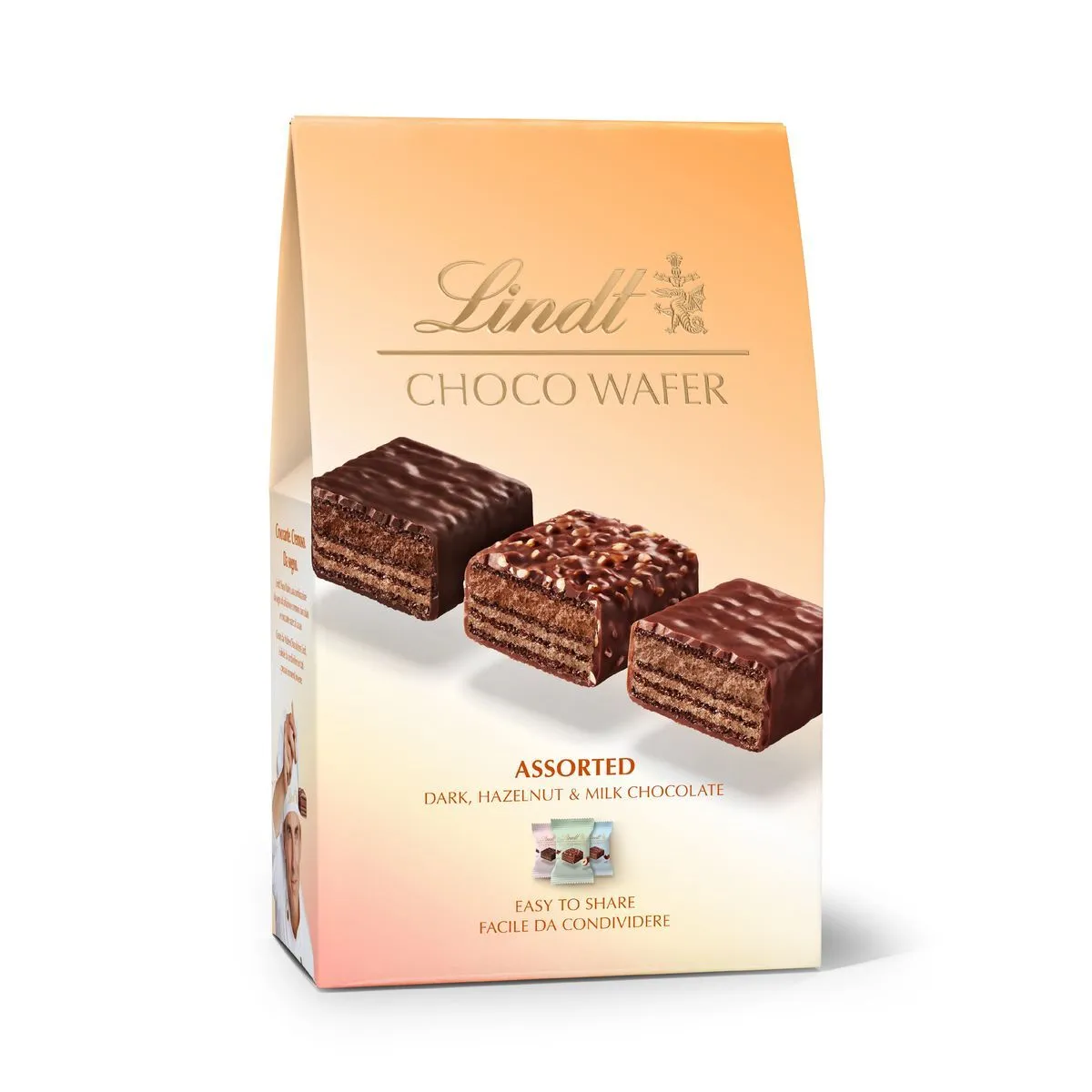 Lindt Choco Wafer Assorted Chocolate Bag 138g