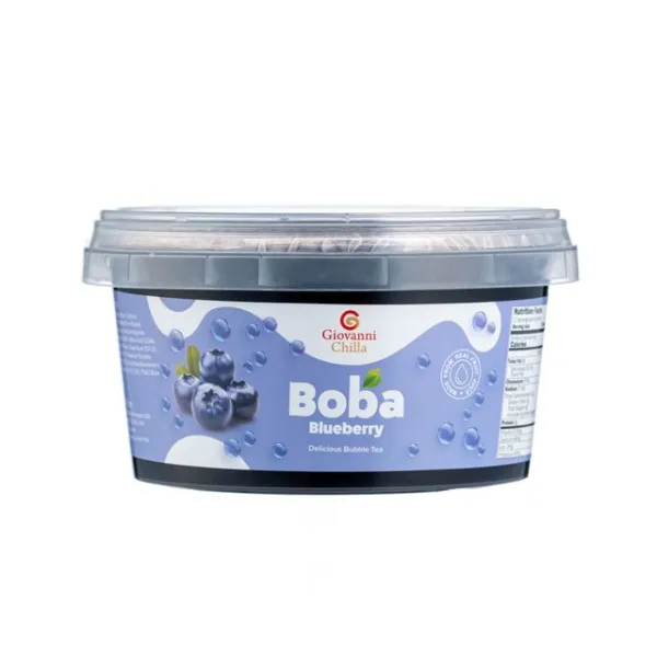 500g Blueberry Popping Boba Bubble Tea Tapioca Pearls - Desserts & Drinks
