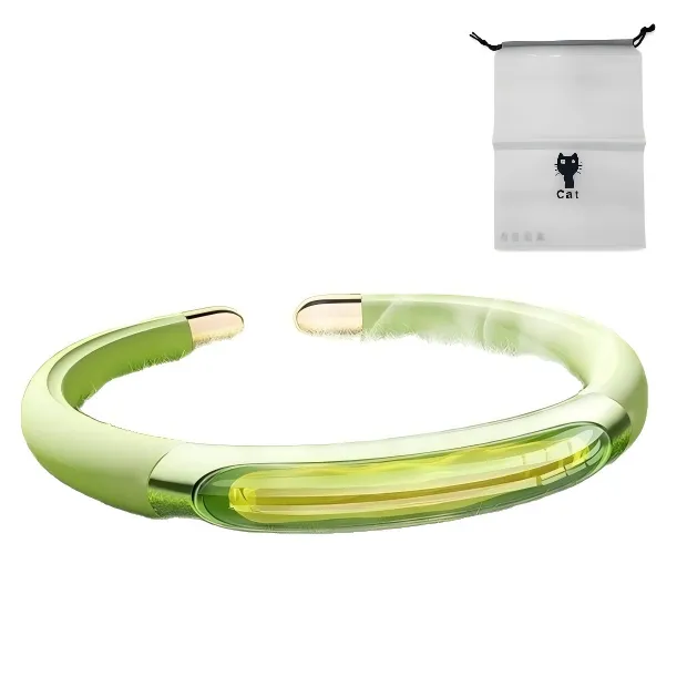 DEET-Free Mosquito Repellent Bracelet with Replaceable Cartridge - Green