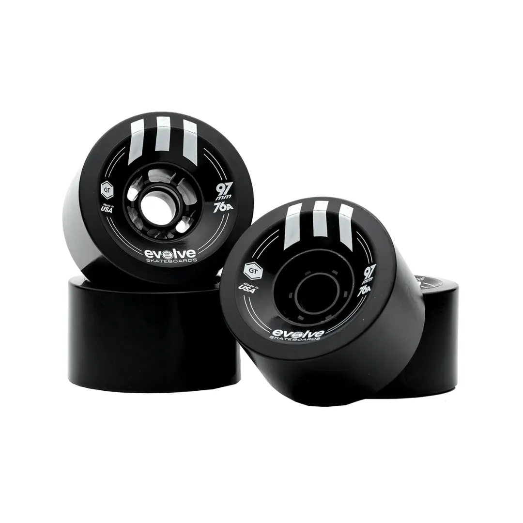 Evolve Skateboards Street Wheels - 97mm - Black