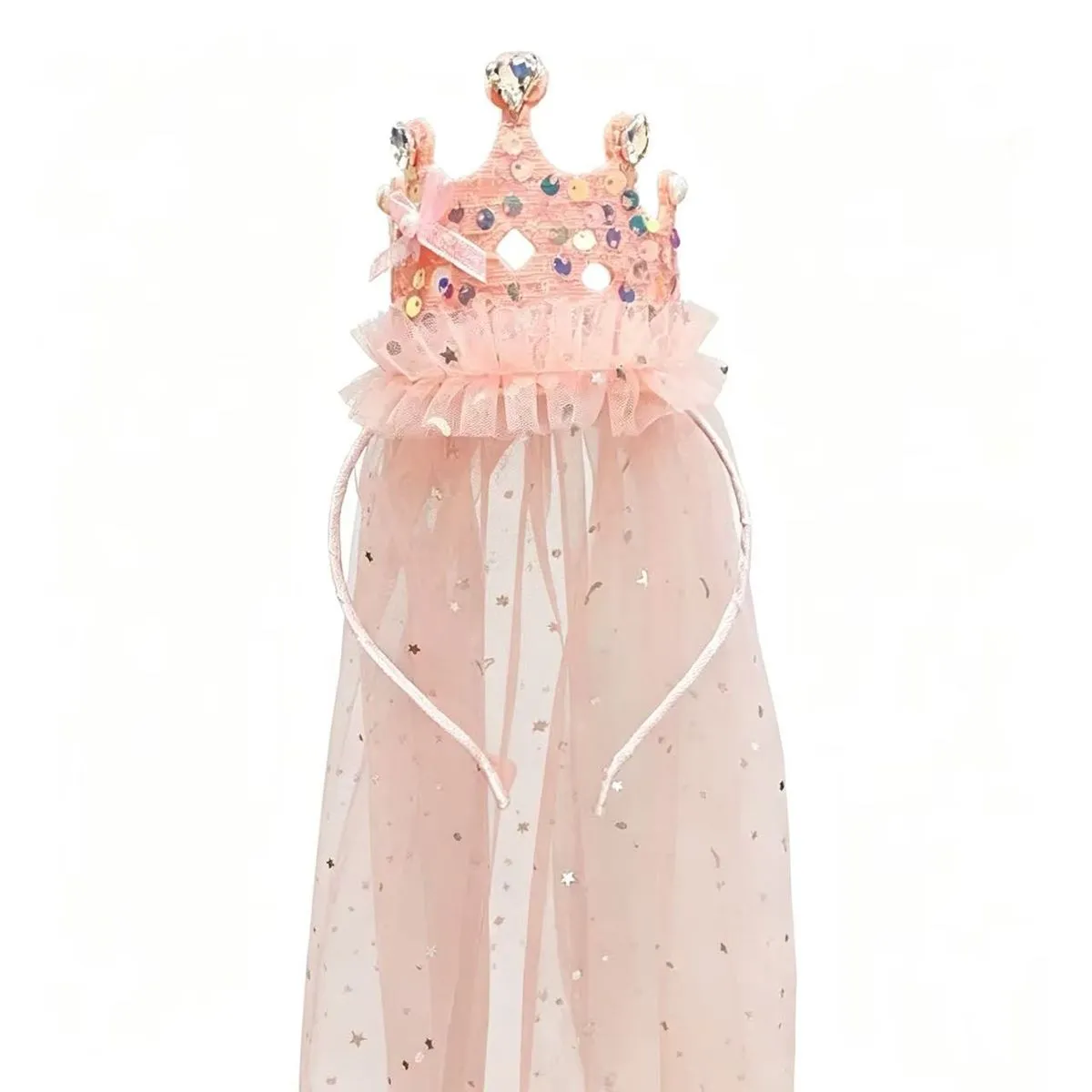 Super Fairy Children's Crown Headband - Pink