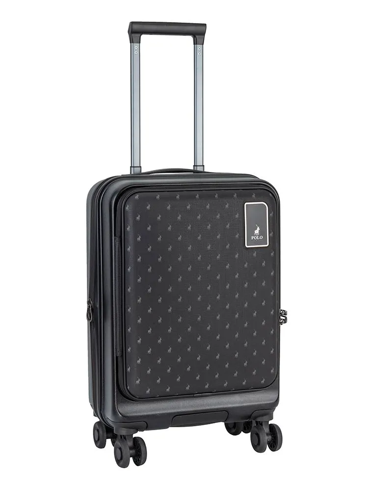 Polo Orion Carry On 4 Wheel Trolley Case Black