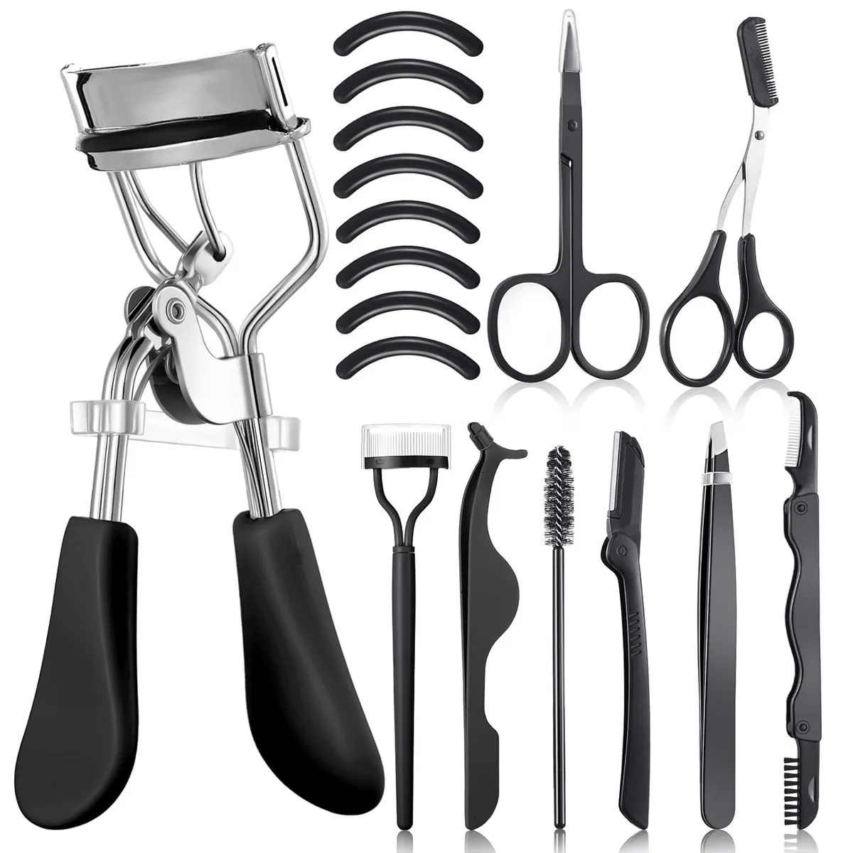 17 Pieces Eyelash Curlers Kit Lash Curler Eyelash Combination Set For Women