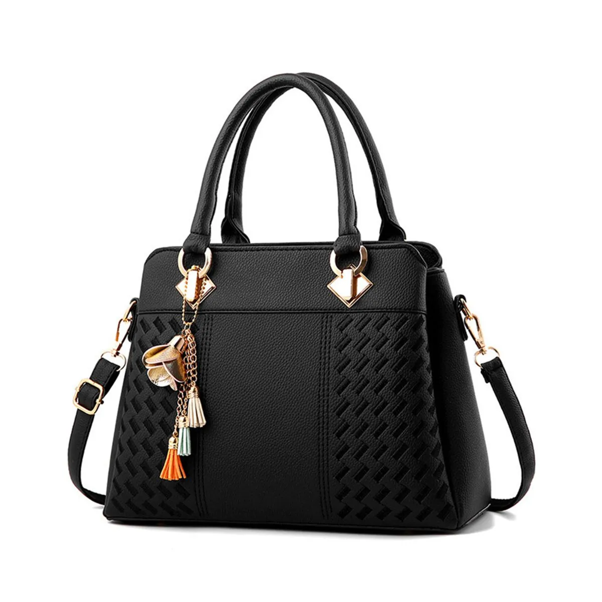 Women's Handbags Shoulder Crossbody Bag Commuter Satchel Bag Tote Bag - Black