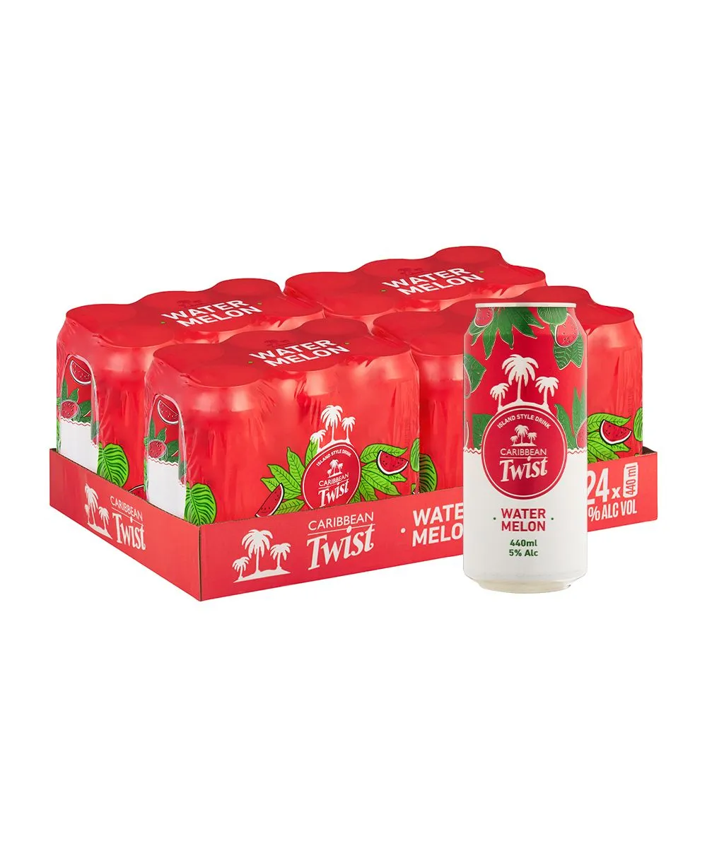 Caribbean Twist Watermelon 440 ml Cans Case of 24