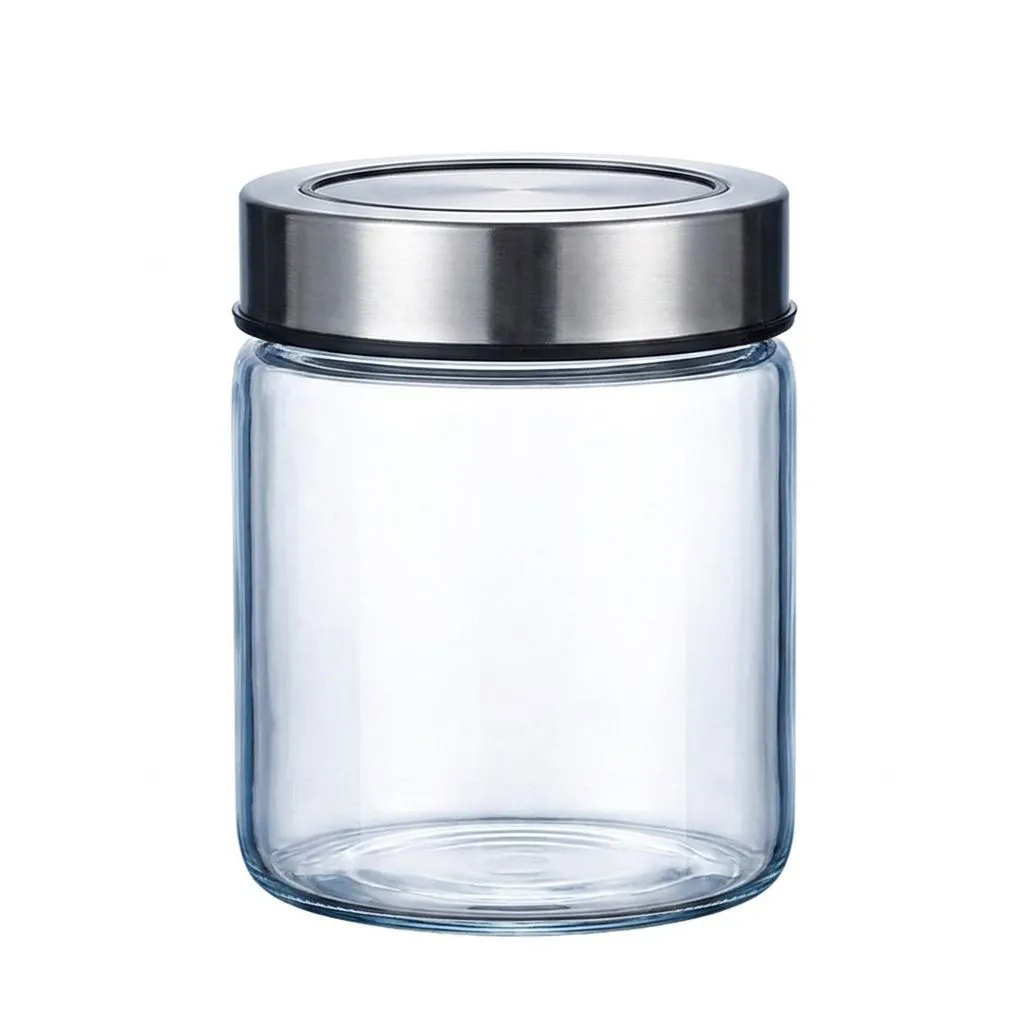 600ml Borosilicate Glass Sealed Storage Container - Transparent