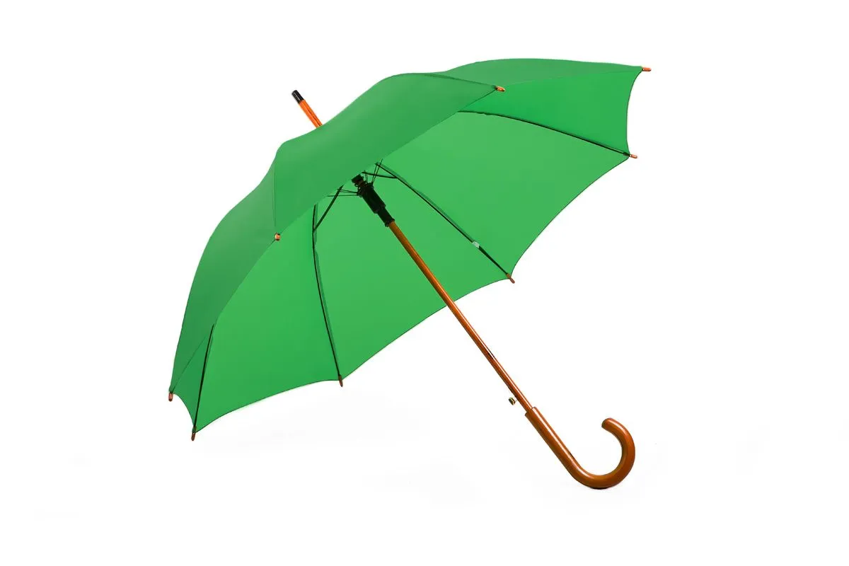 Alice Umbrellas Classic Hook Handle - Emerald
