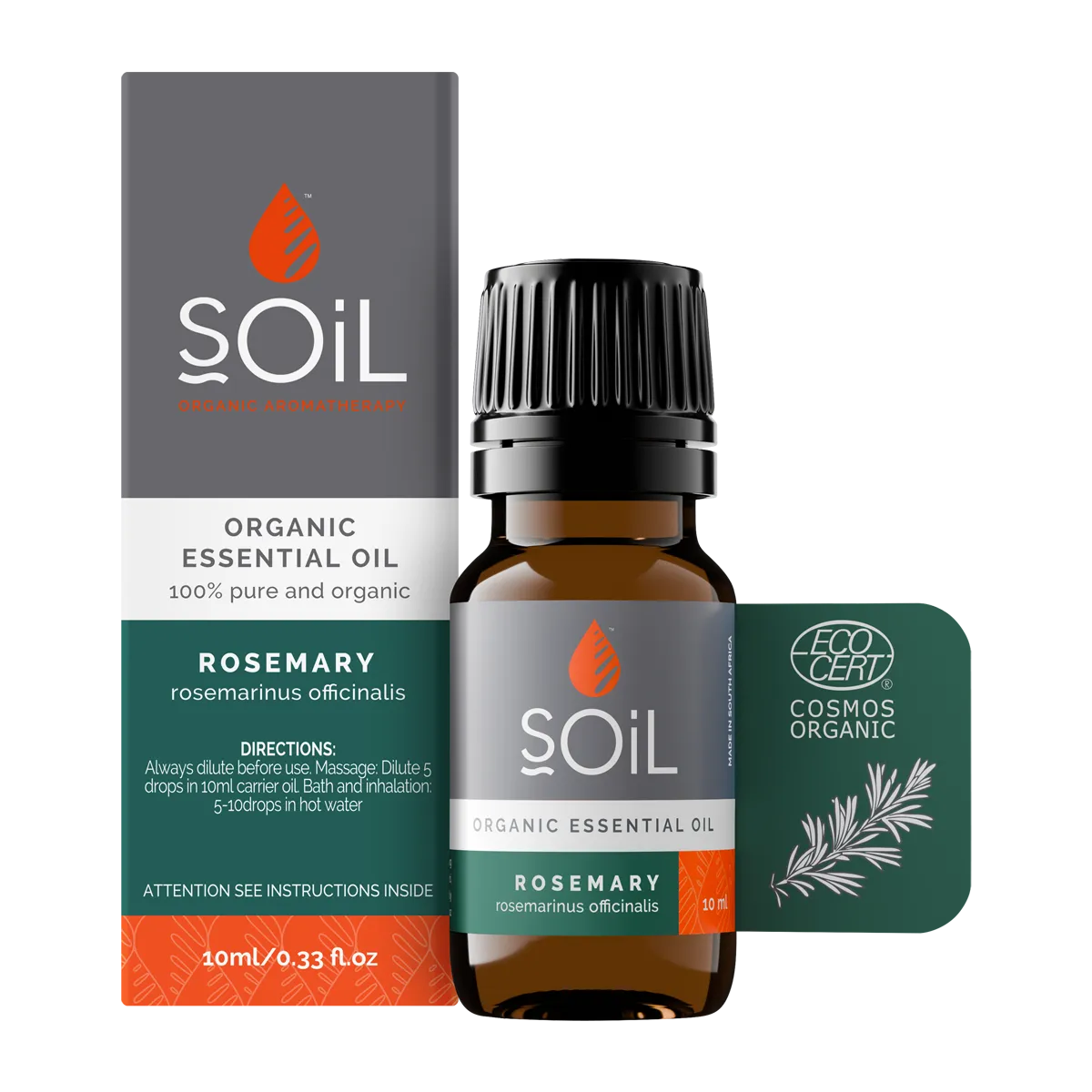 SOiL Organic Rosemary 10ml (Rosemarinus Officinalis)
