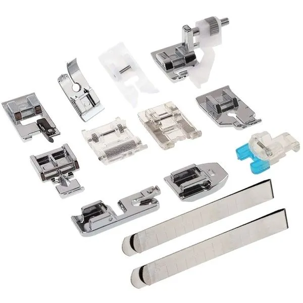 13 Pcs Spare Parts Presser Feet kit Accessories for Sewing Machine