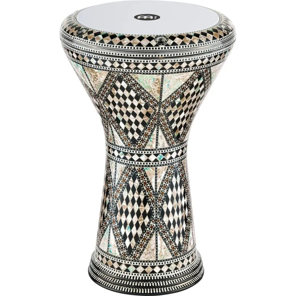 MEINL Artisan Edition 8 3/4" Doumbek - White Burl Mosaic Royale