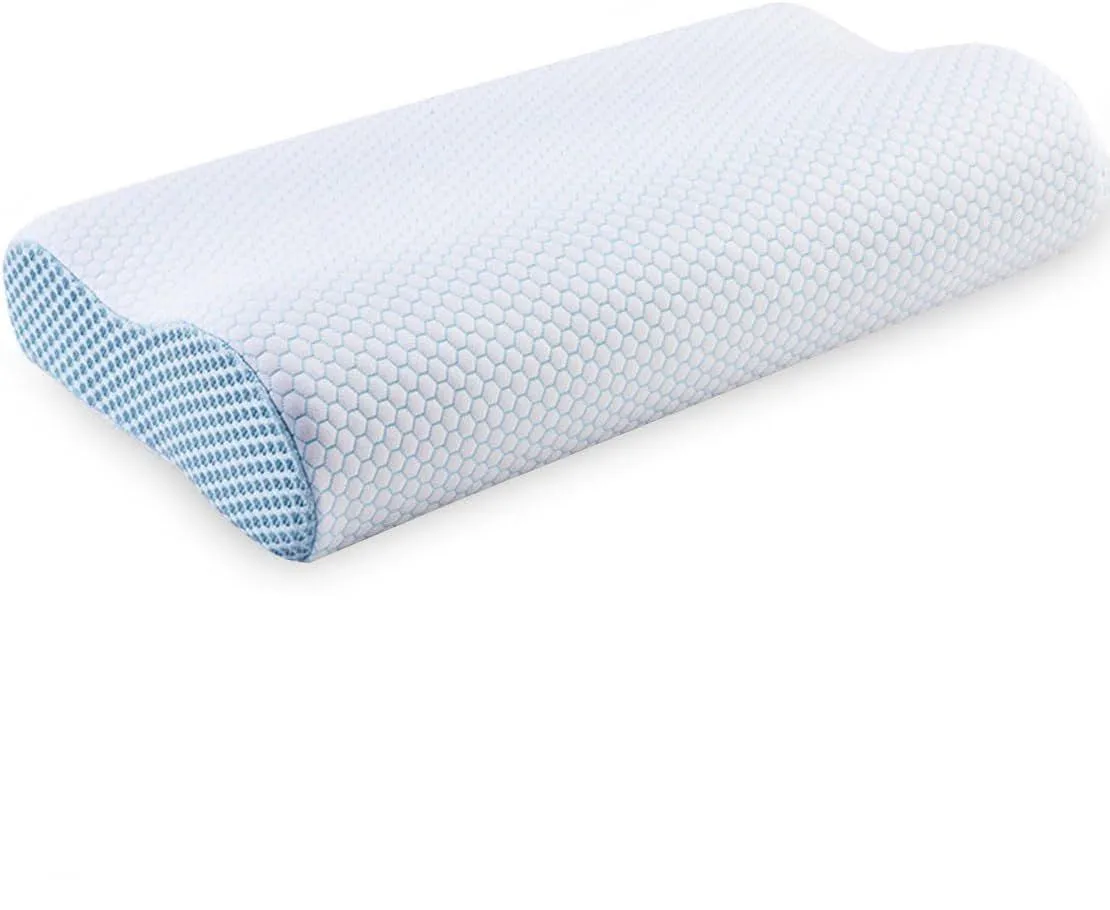 Memory Foam Cervical Pillow with Cooling Washable Cover