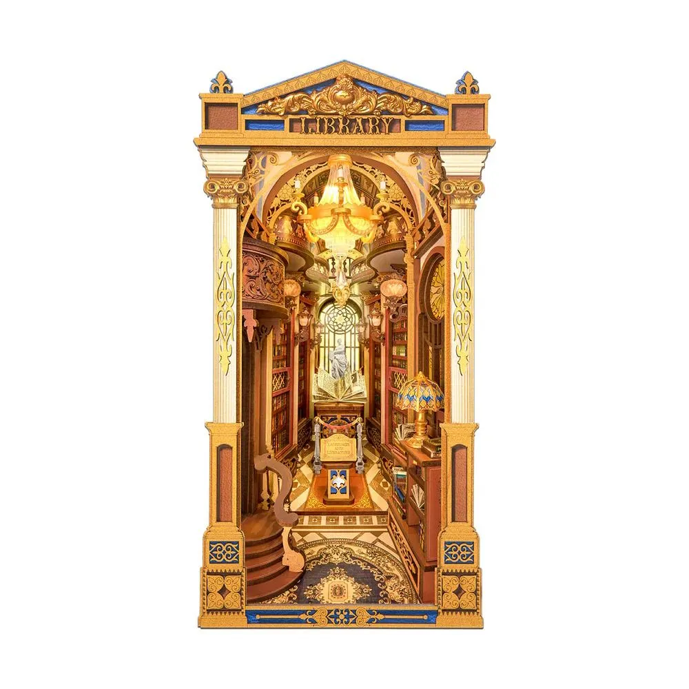 Robotime Rolife Library of Wonders DIY Book Nook Kit (258 Pieces)