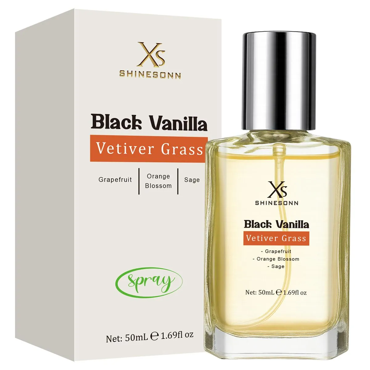 50ml Unisex Vanilla Vetiver Perfume | Earthy Woody Scent