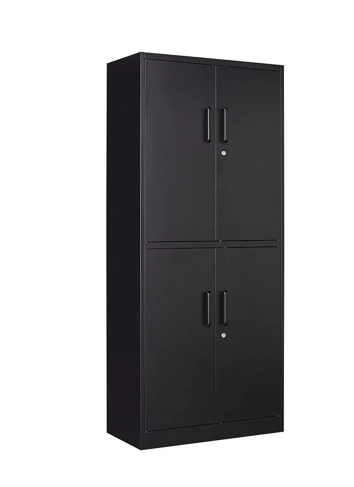 Fine Living StoreMaster Metal Storage Cabinet - Black