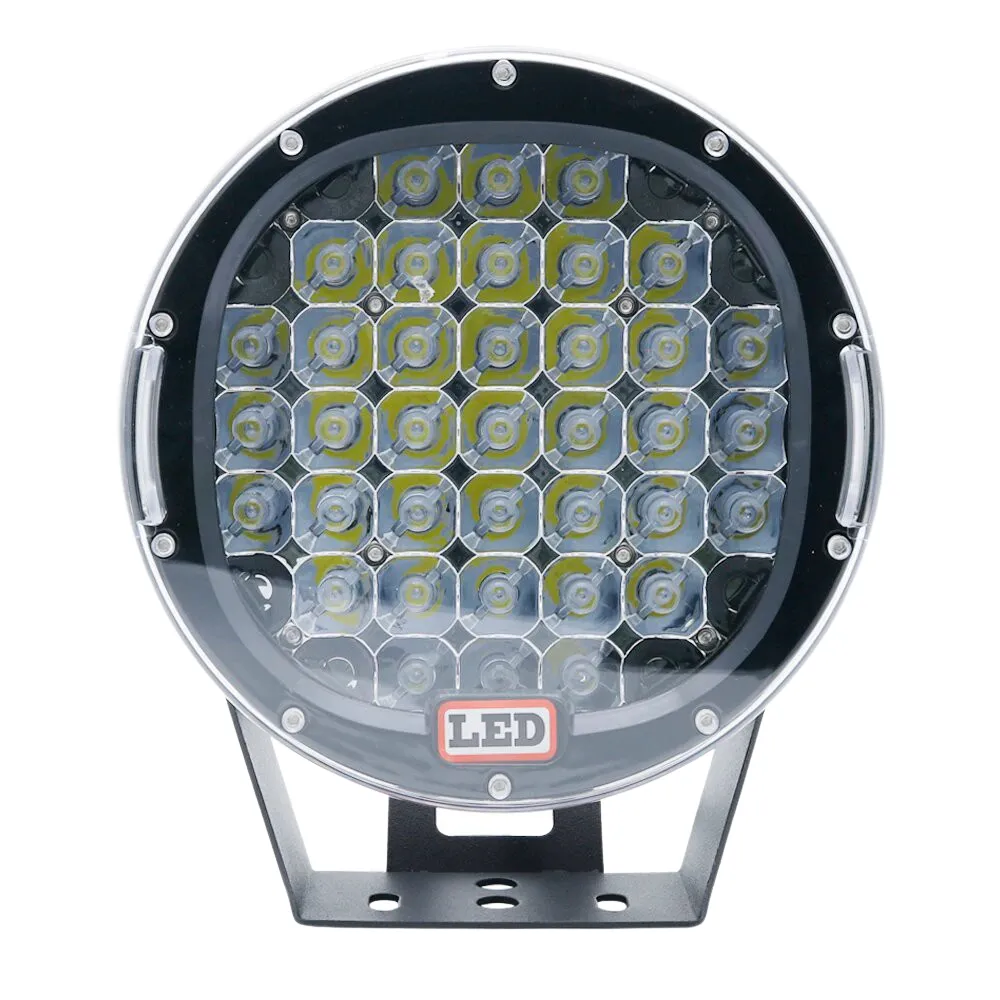 185W LED Spot Work Light For Offroad SUV 4X4 Truck - Black