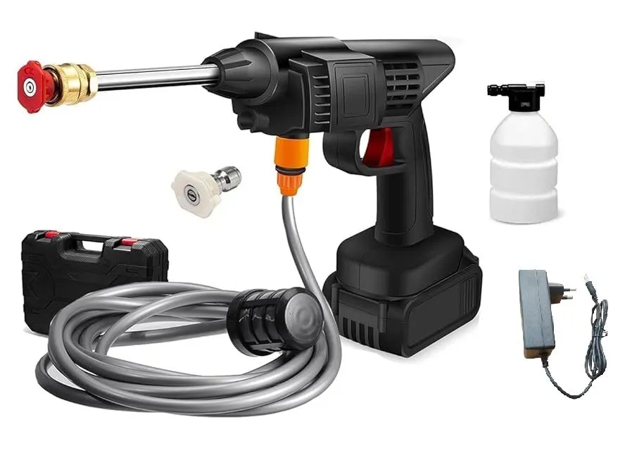 48V Cordless High-Pressure Power Washer: Versatile Cleaning Tool Gun