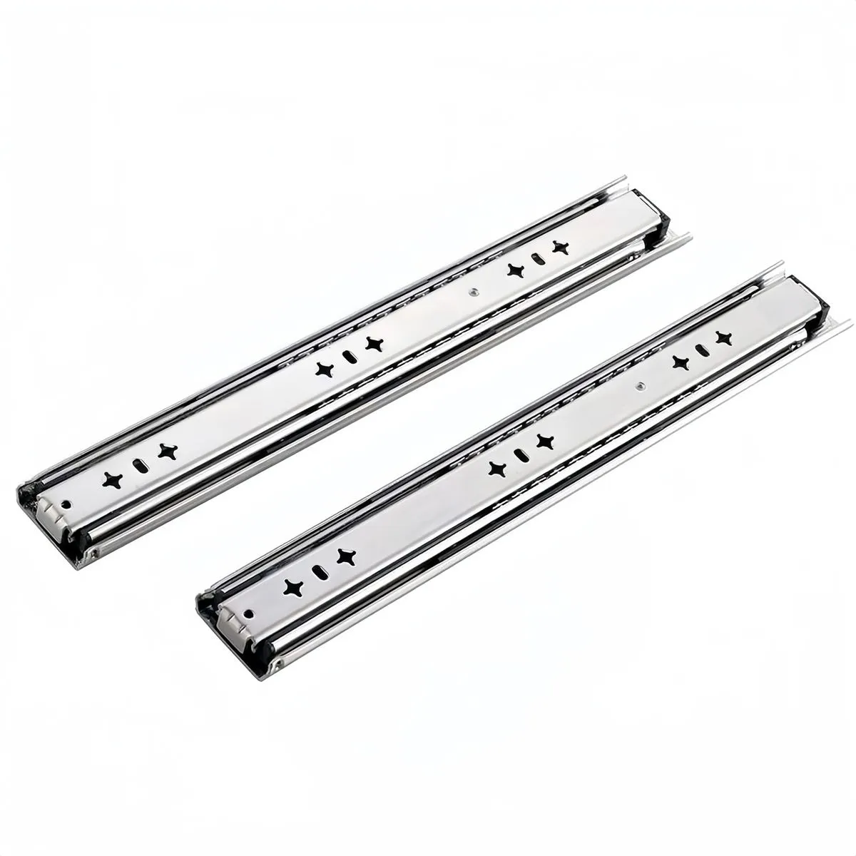 60 Inch Heavy Duty Drawer Slides Full Extension Locking Runners - Without lock