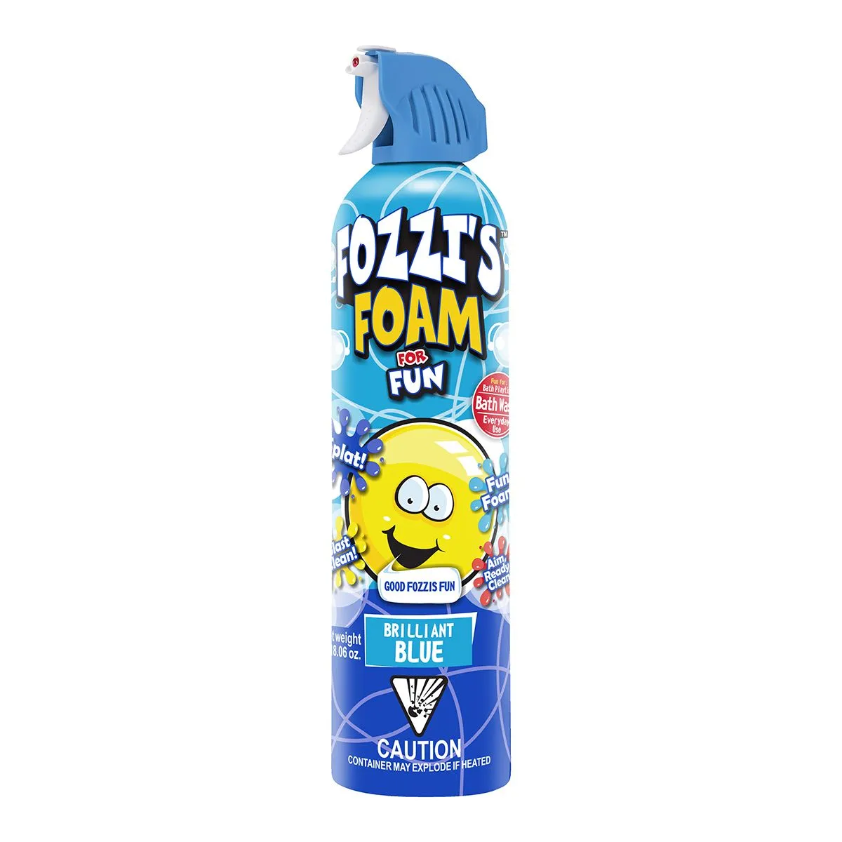 Fozzis Foam For Fun Brilliant Blue 550Ml - 2 Pack