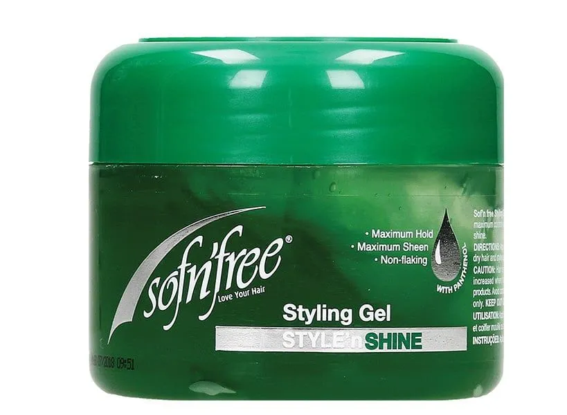 Sofn'free Non Flaking Styling Gel Maximum Hold - 250ml x 2