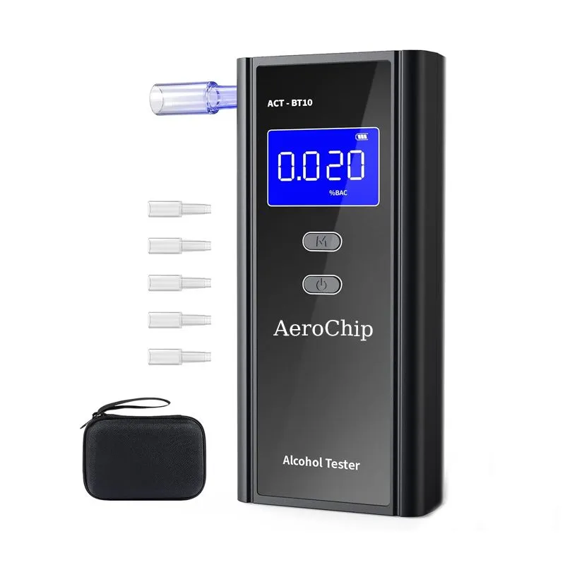 High Accuracy Breathalyzer for Alcohol, Portable Alcohol Tester with LCD