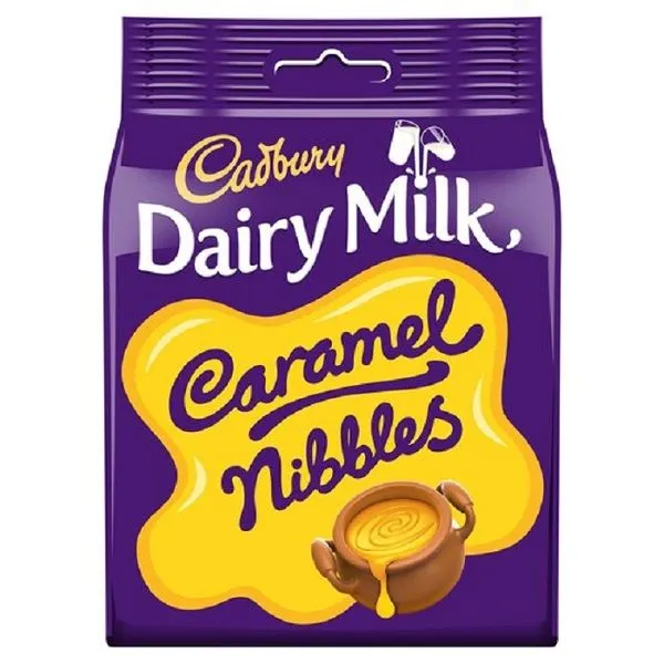 Cadbury Caramel Nibbles Milk Chocolate Bag 95g