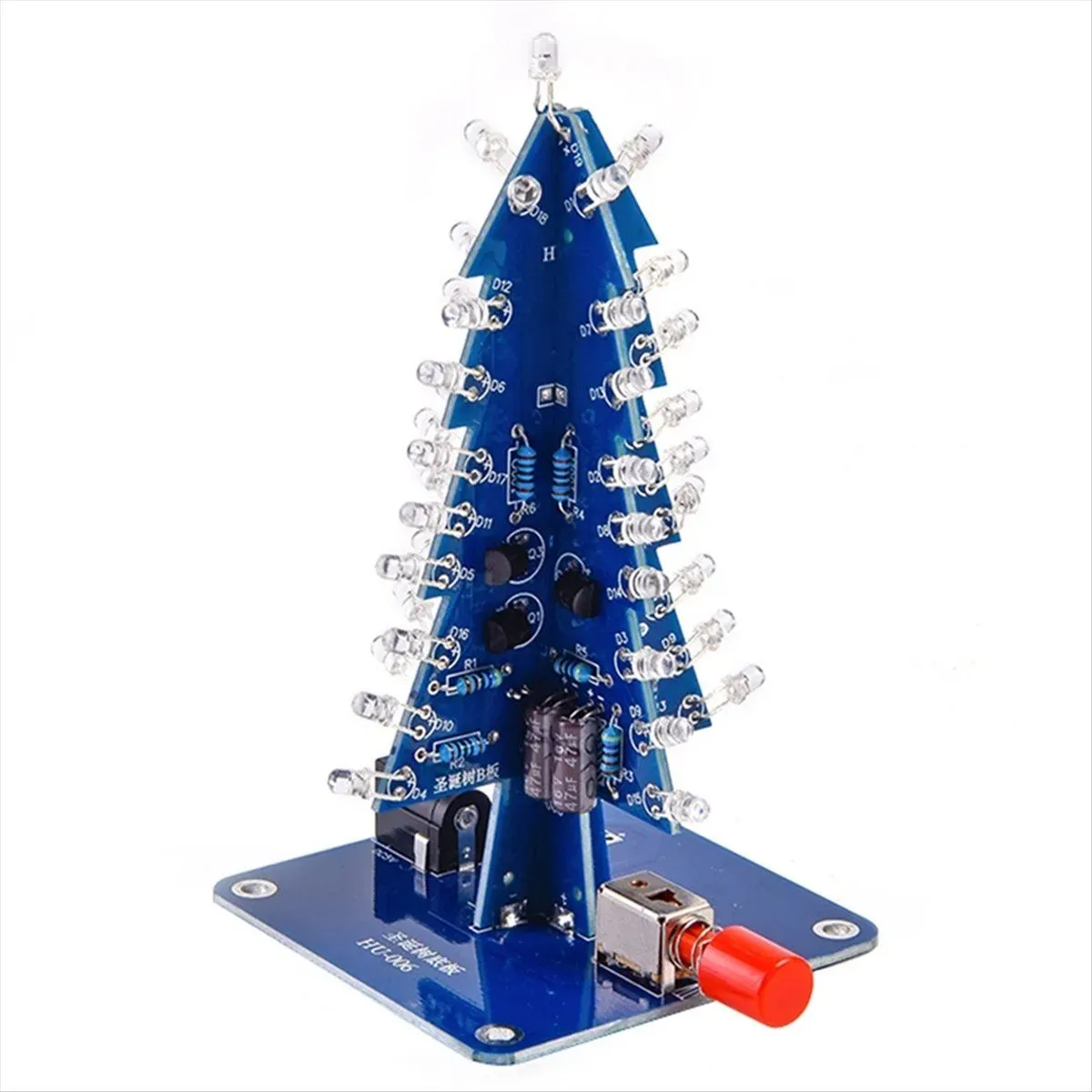 Electronic Science Assemble Kit for Christmas Trees Diy a