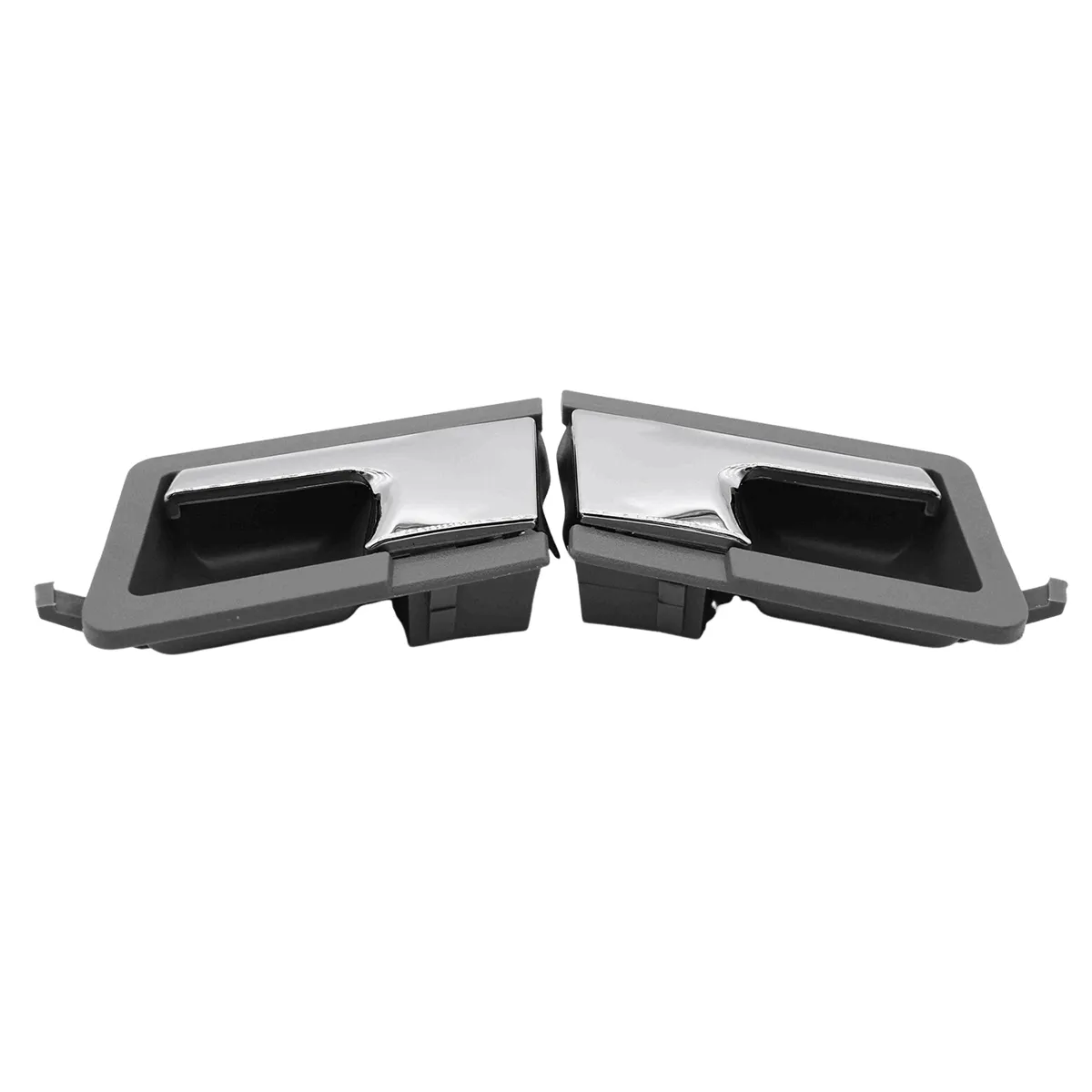 Car Interior Chrome Left/Right Inner Door Handle Compatible with Universal