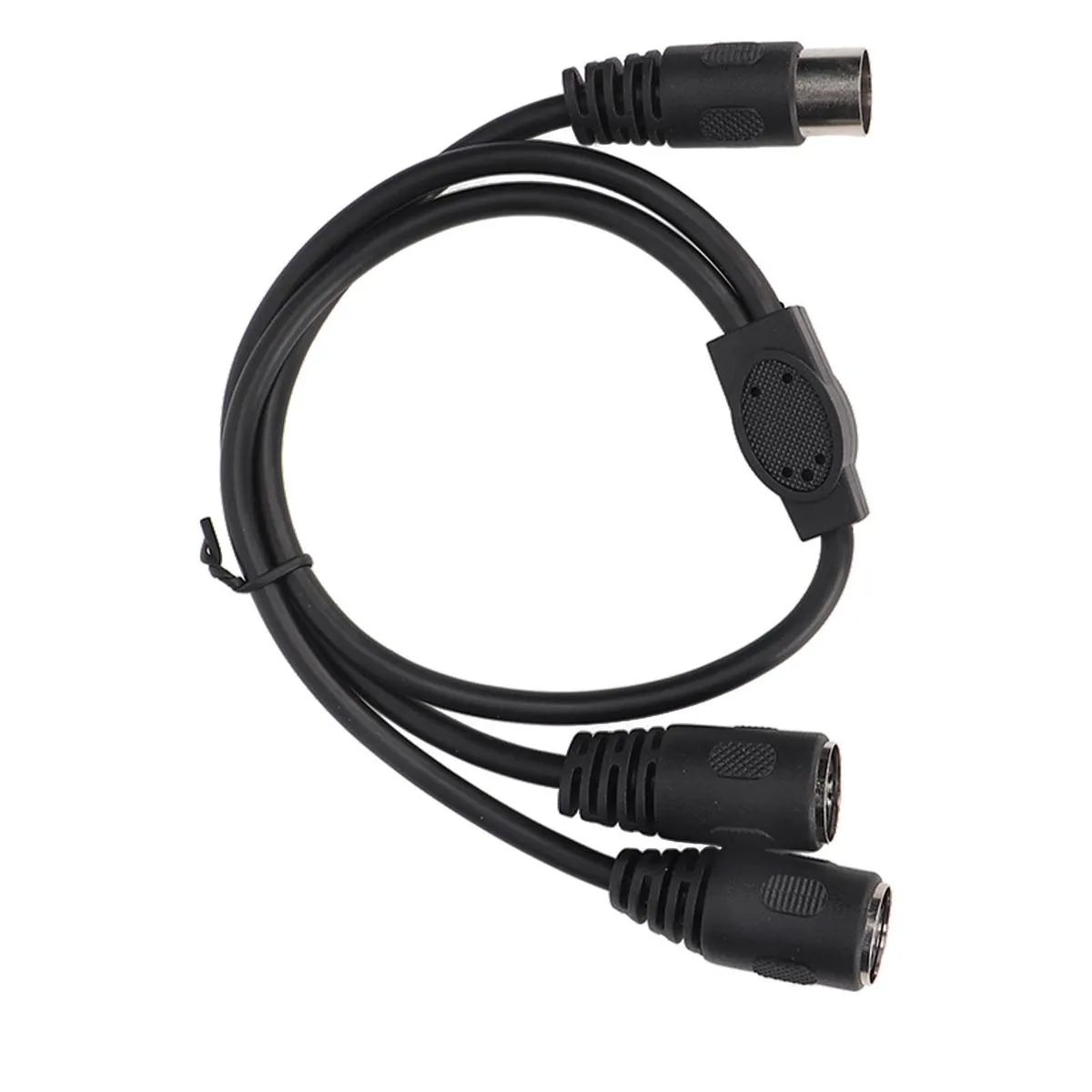 DIN 5 Pin Splitter Cable, Male to Dual Female Adapter, 0.5m