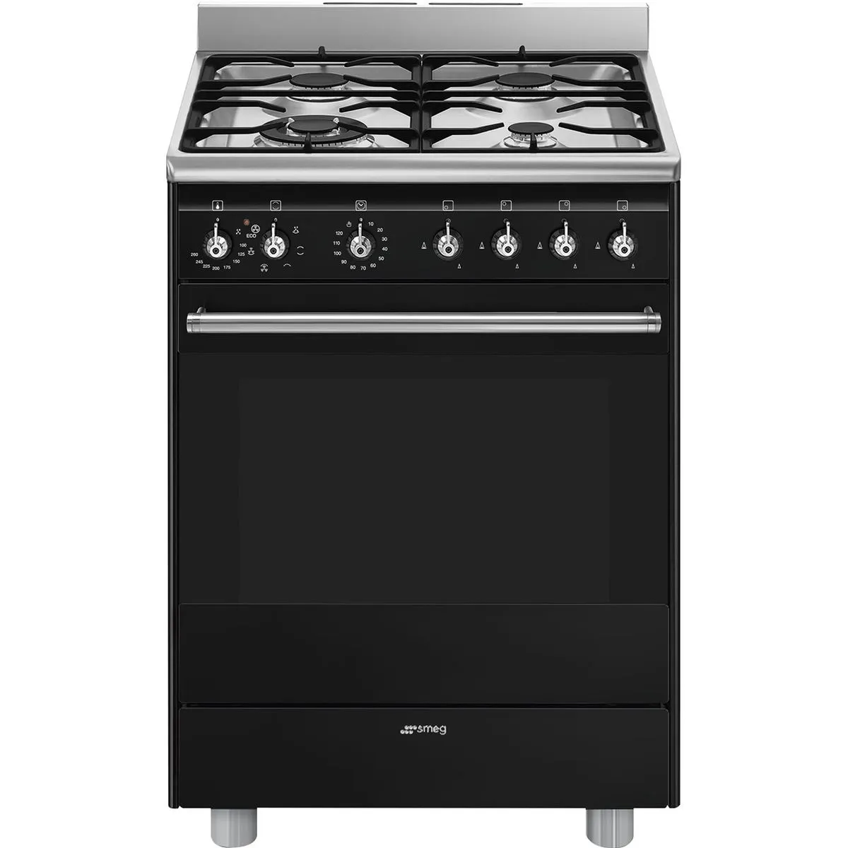 Smeg SSA60 60cm Concert Gas/Electric Cooker - Black