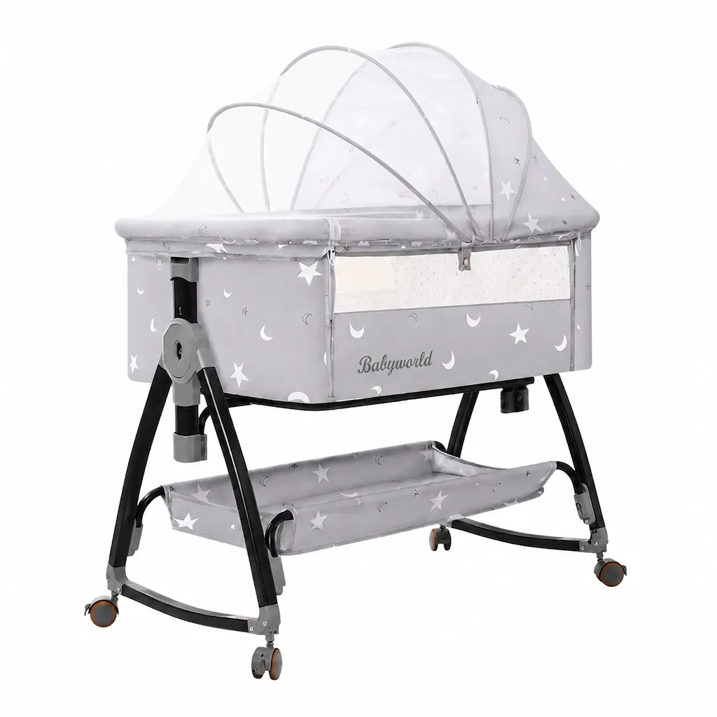 Foldable Newborn Baby Portable Bassinet Multi-Function Baby Cot Crib