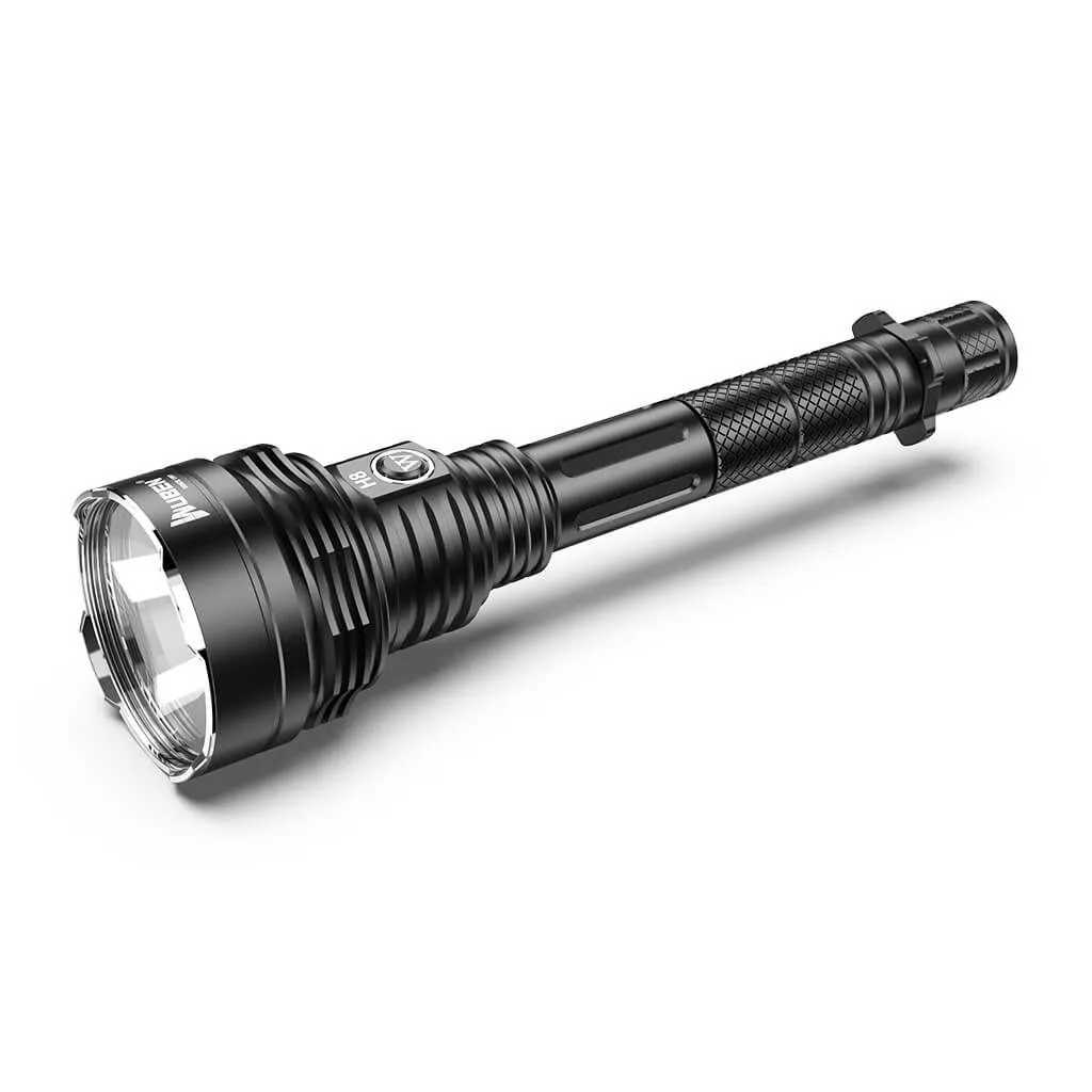 Wuben H8 flashlight. 1800 Lumen, 1000m throw, Deluxe Hunting Kit