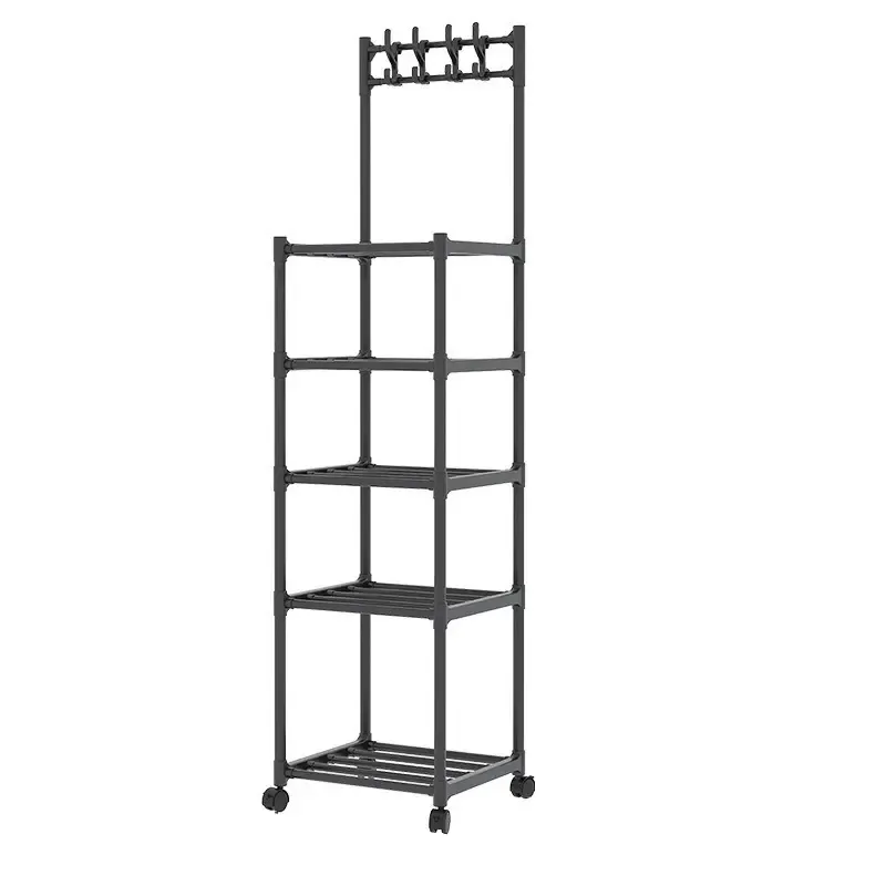 5-Layer Kitchen Storage Organizer Rack Bathroom Multi-Functional Shelf