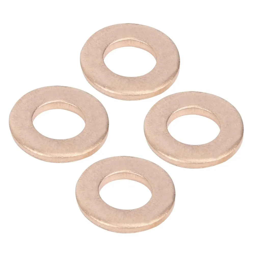 4pcs Fuel Injector Seal Copper Washer for Ford Transit MK7 2.2 2.4 3.2