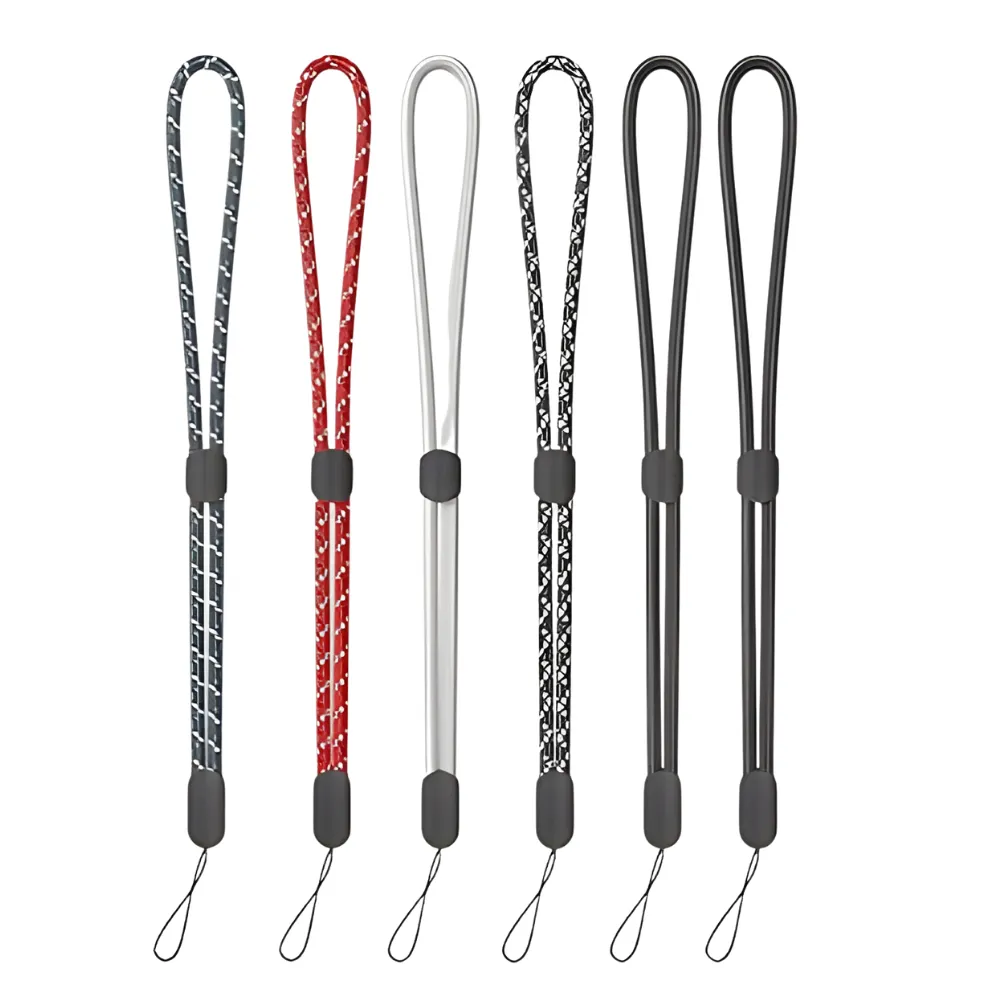 AICOM 6Pack Phone Wrist Lanyard Straps for Keys, Camera Phones -Multicolour
