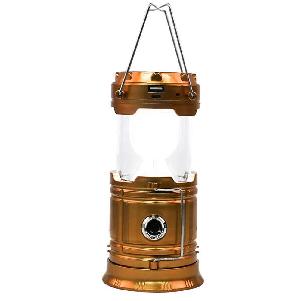 Solar Camping Lantern Multi-functional Rechargeable Outdoor Light