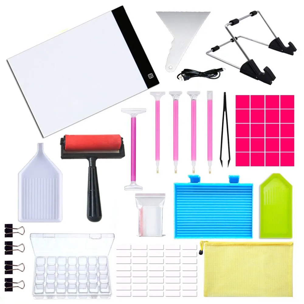 61 Pieces 5D Diamond Painting Accessories DIY Art Tools Kit