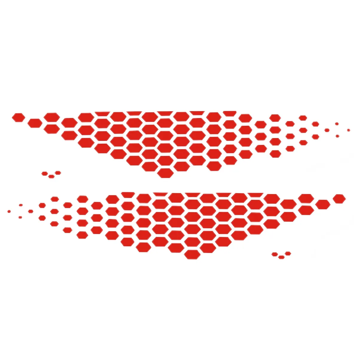 TCR Car Sticker Body Door Side Skirt Vinyl Decal - Red