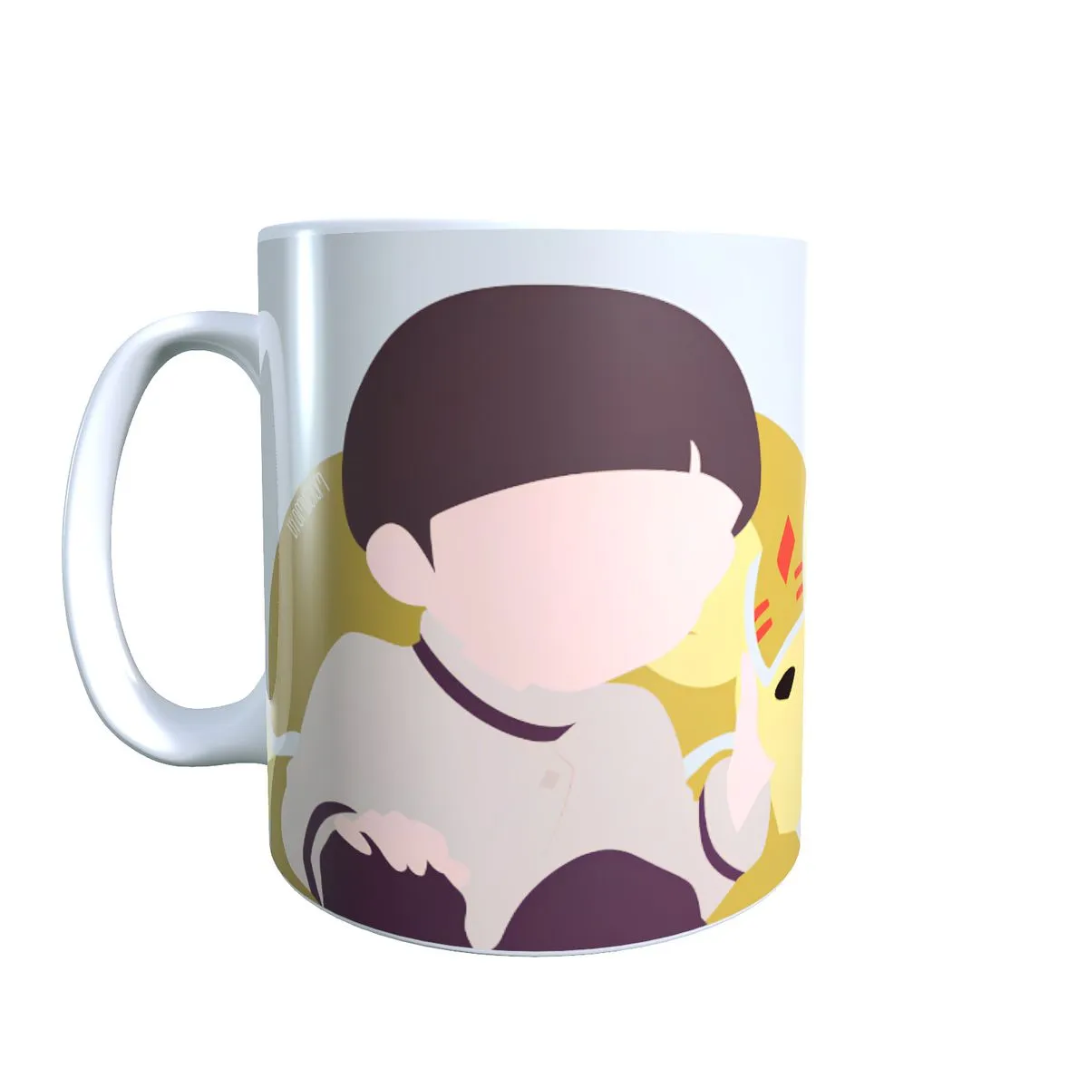 Cody & Armadillomon Minimal - Digimon Themed Coffee Mug