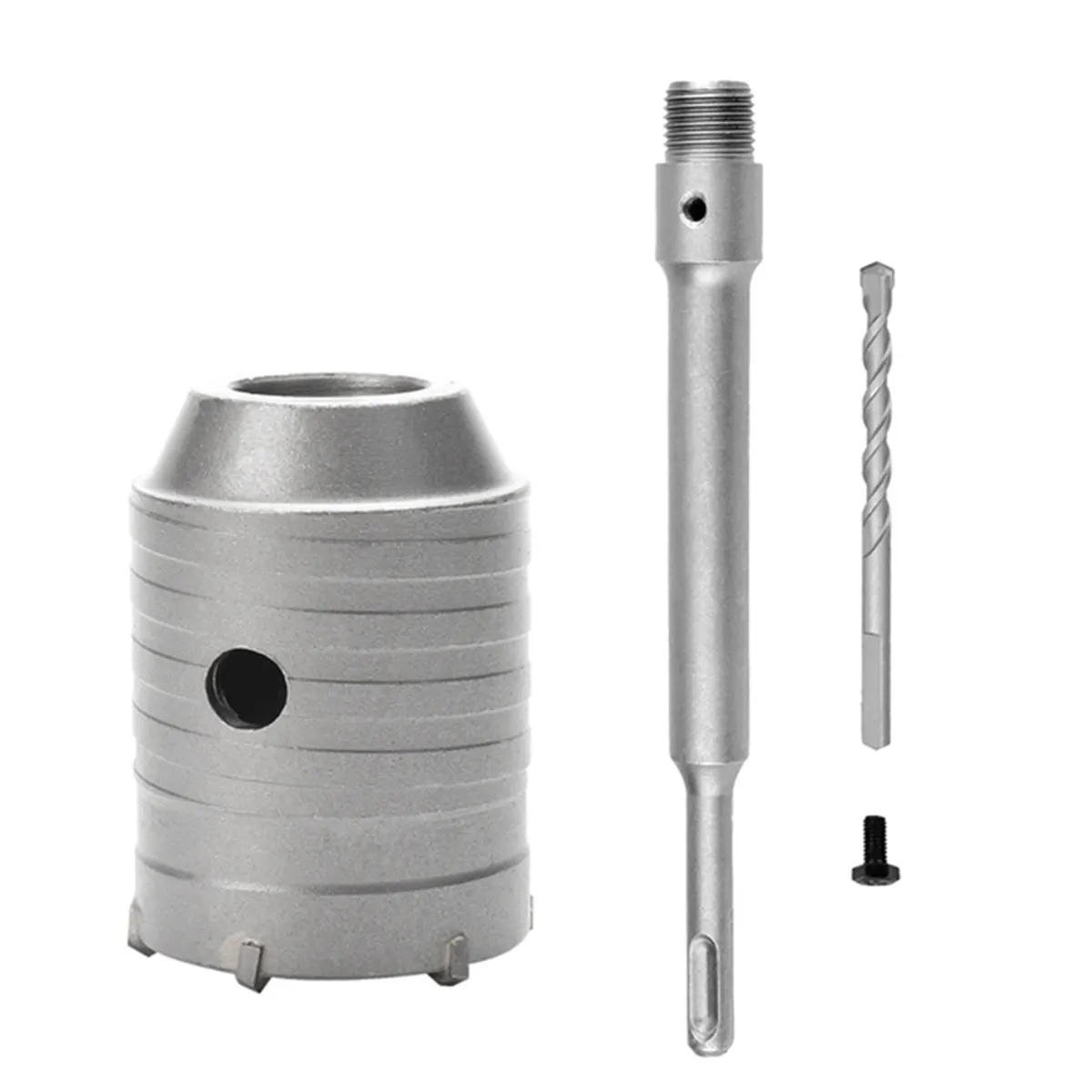 SDS Plus Hammer Drills Wall Hole Saw Drill Bit Set Cutter Tools,55mm