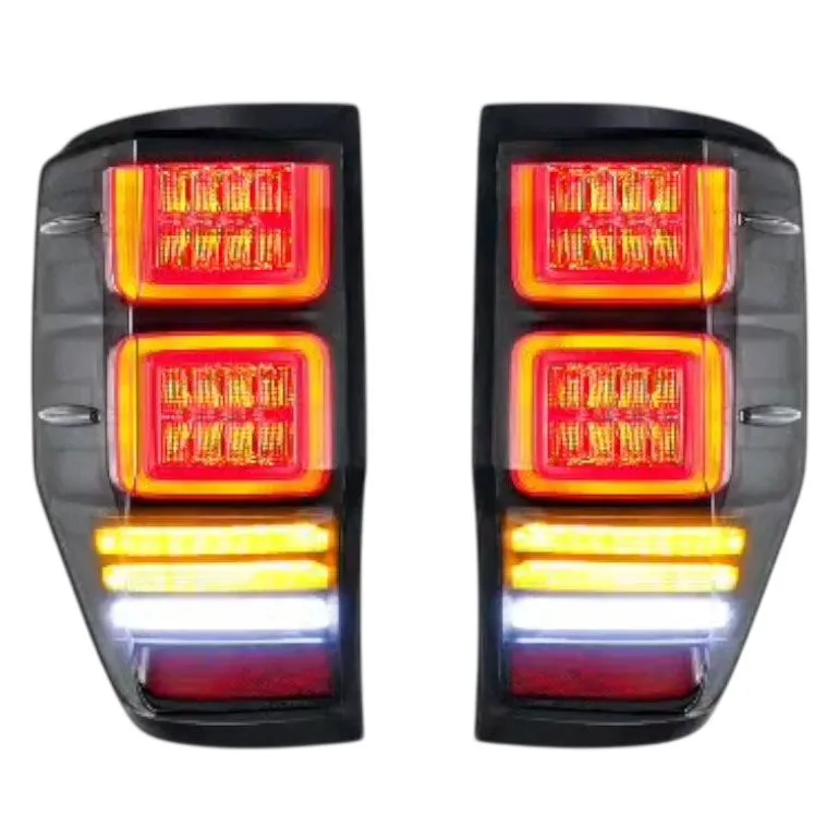 DRL Tail Lights with Sequential Indicator Compatible with Ford Ranger - Set