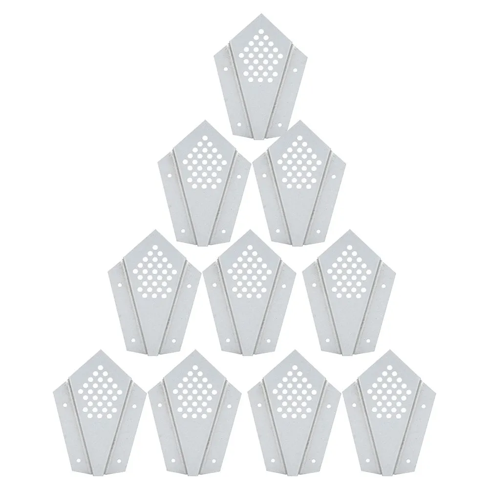 10Pieces Stainless Steel Beehive Entrance Gates
