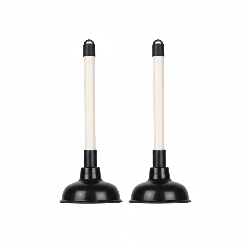Krafft 115mm Rubber Plunger for Sinks, Toilets and Drains - 2 Pack