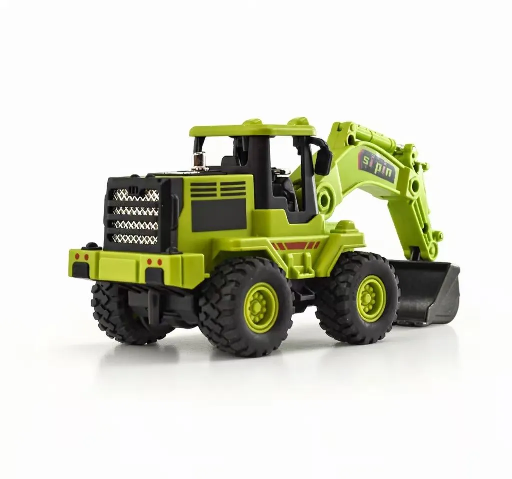 Multicolor Large Simulation Children's Excavator Toy - Green