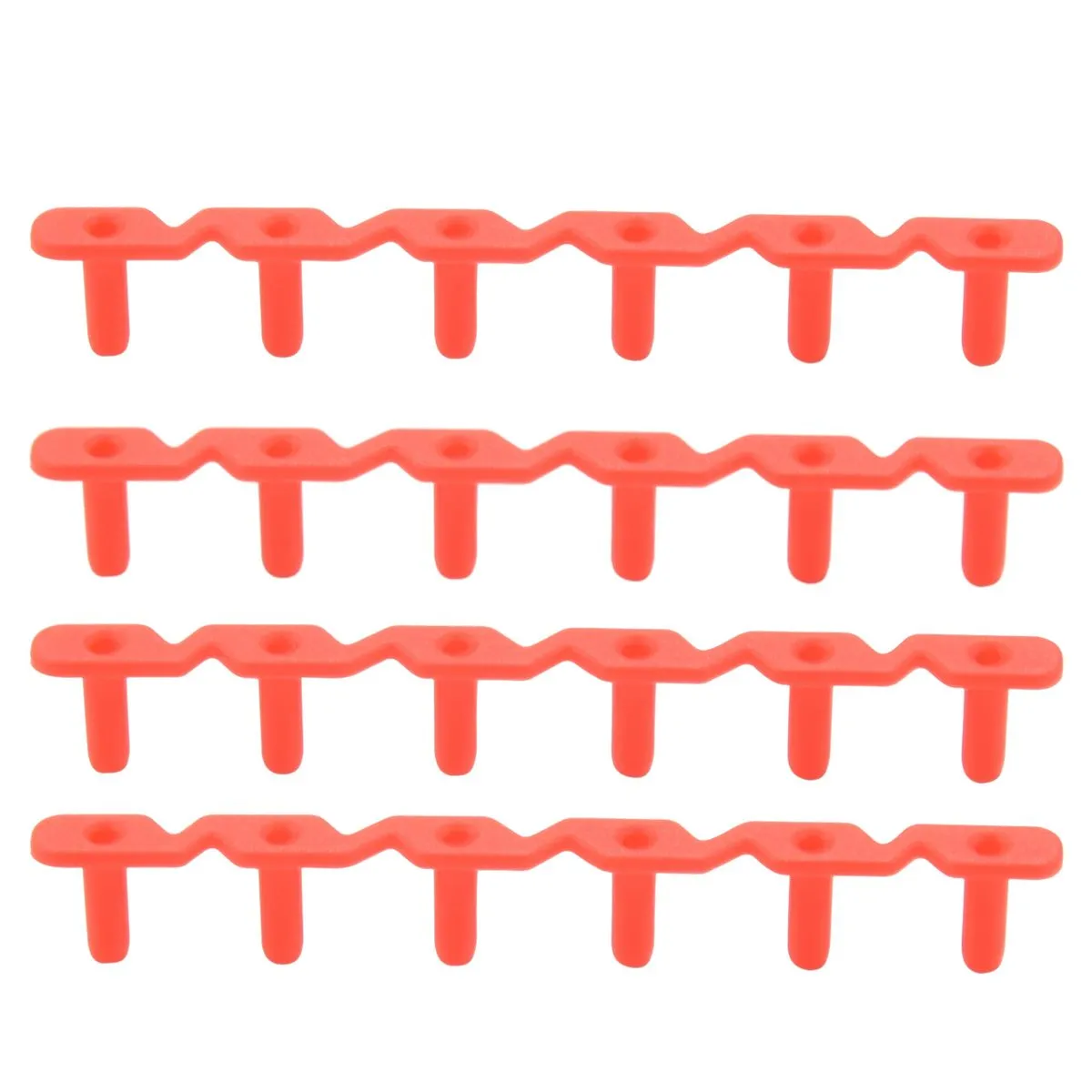 Badminton Racket Racquet Stringing Grommets Eyelets 6 Nails Red