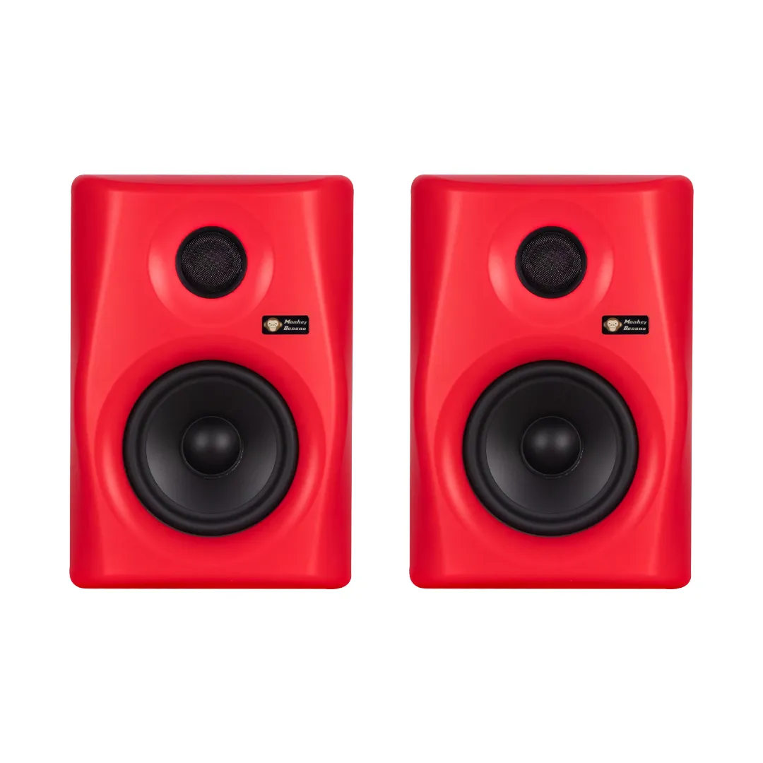 Monkey Banana Gibbon Air 4" Studio Monitors - RED (Per Pair)