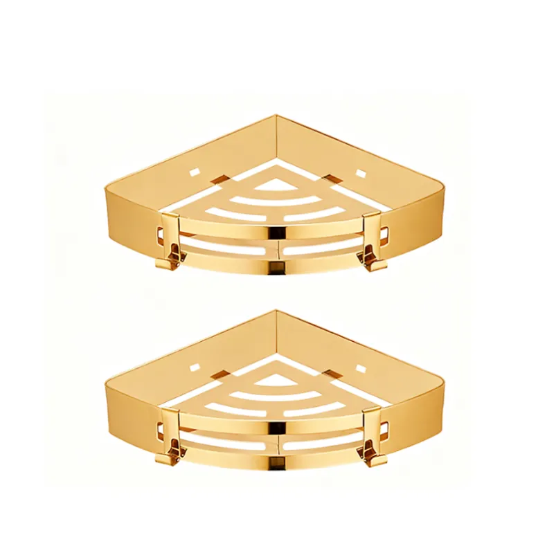 2Piece Wall Mounted Bathroom Storage Shelves,Bathroom Triangle Storage Rack