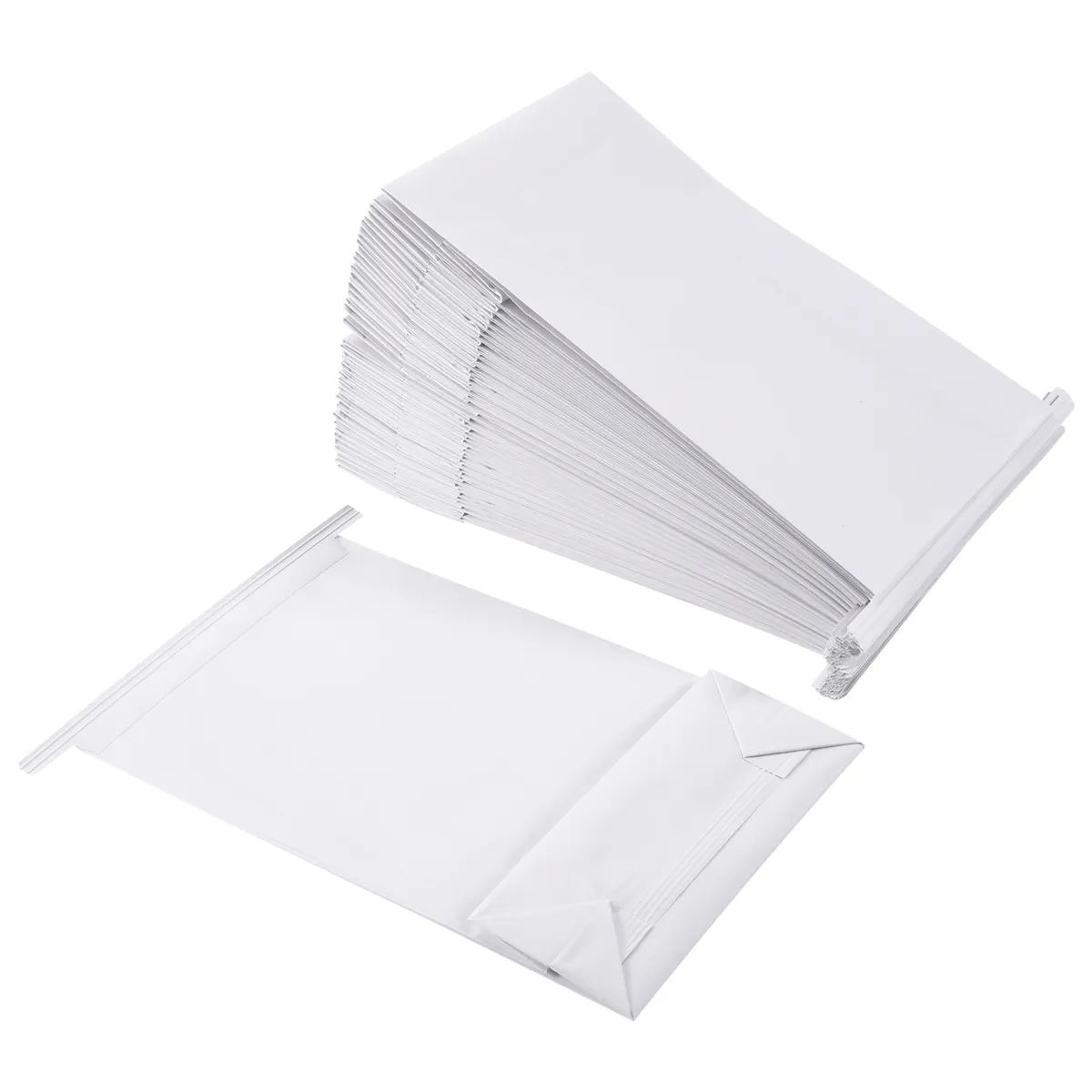 50 Pcs Vomit Bags White For Motion Morning Sickness And Hangovers